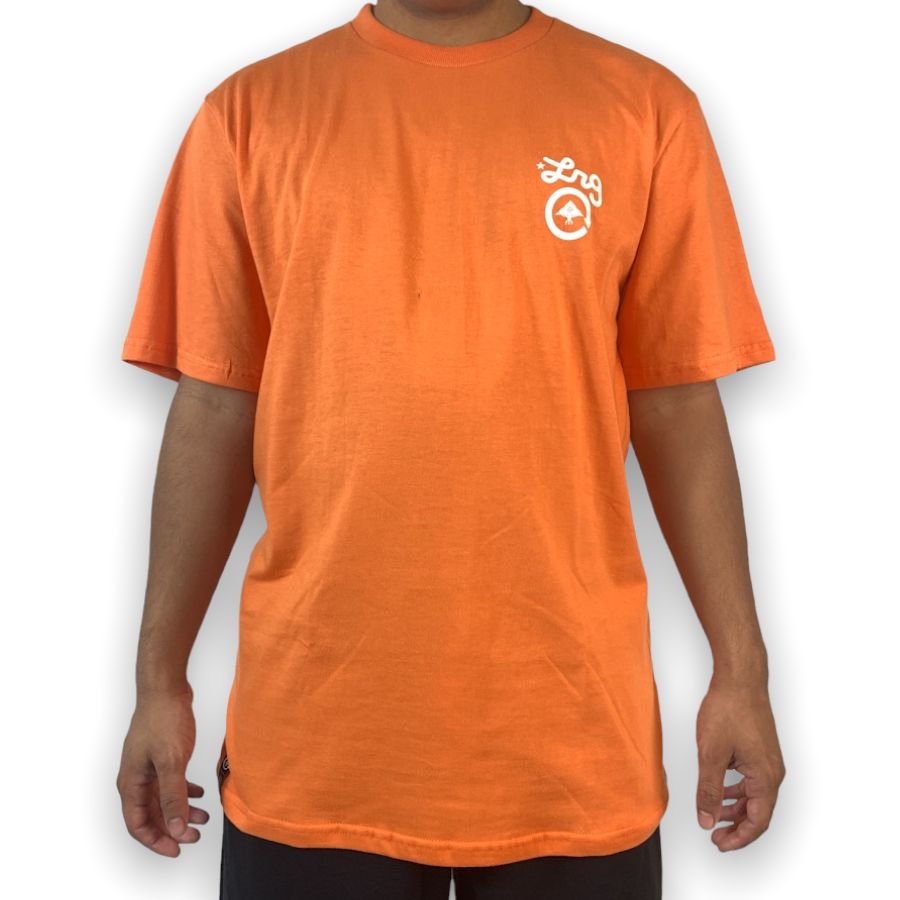 CAMISETA LRG CYCLE LOGO LARANJA