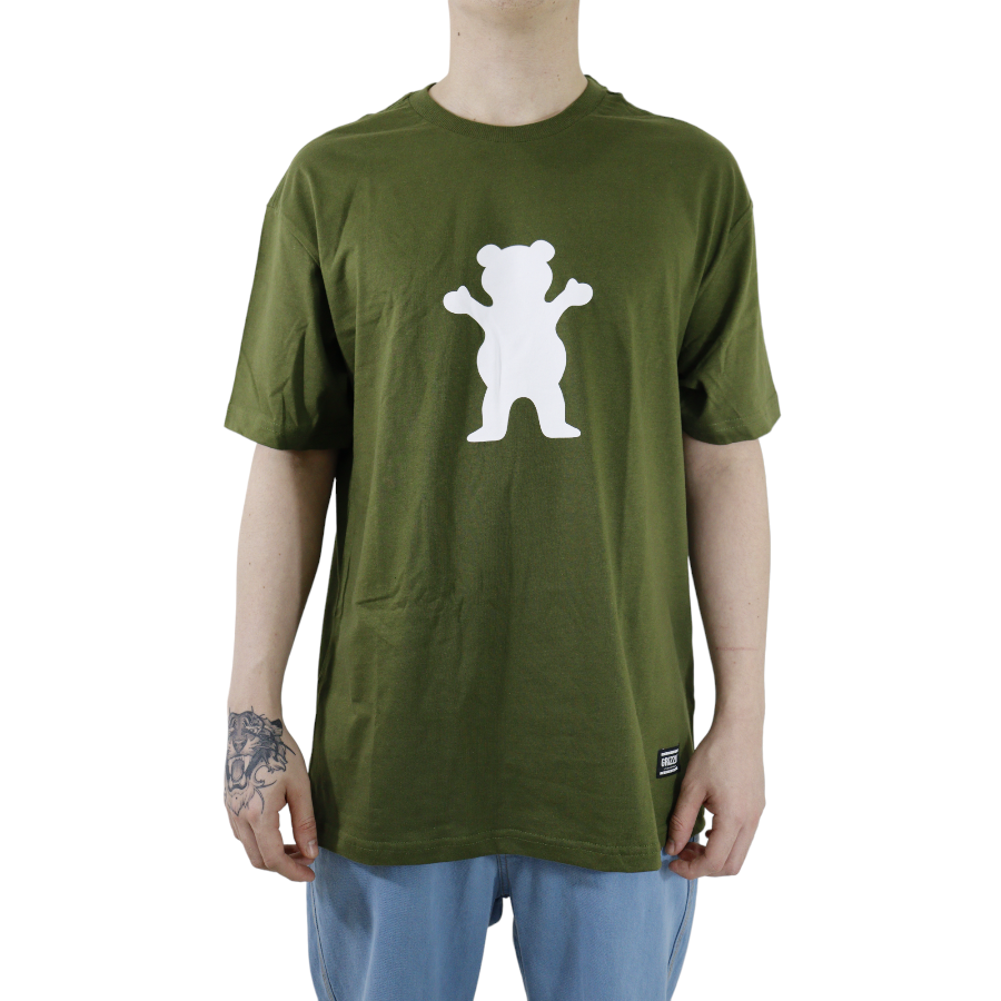 CAMISETA GRIZZLY OG BEAR VERDE MILITAR