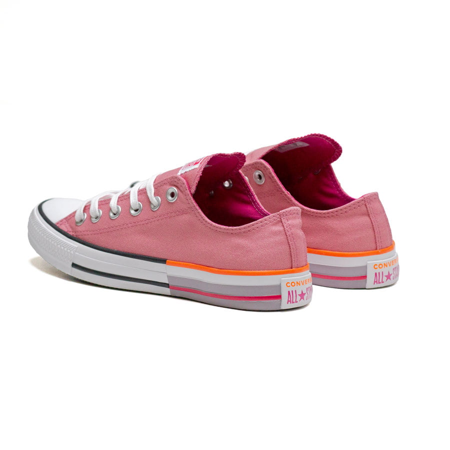 converse rosa palido