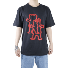 CAMISETA GRIZZLY AFTERBURN S/S TEE PRETO