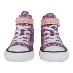 TENIS CONVERSE ALL STAR HI KIDS BUBBLE STRAP SUCO DE UVA