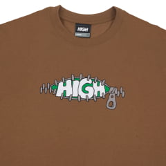 CAMISETA HIGH TEE ZIPPER BROWN