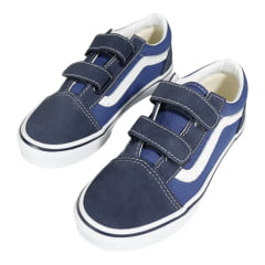 TENIS VANS KIDS OLD SKOOL V NAVY/WHITE