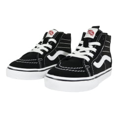 TENIS VANS KIDS SK8-HI BLACK/WHITE