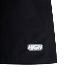 BERMUDA HIGH SWIM SHORTS LOGO BLACK