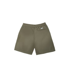 BERMUDA HIGH SWIM SHORTS LOGO GREEN