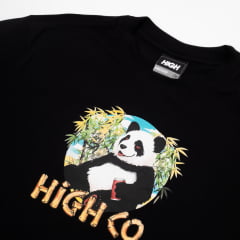 CAMISETA HIGH TEE PANDA BLACK