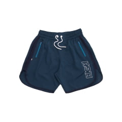 BERMUDA HIGH ATLETIC SHORTS OIL BLUE