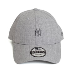 Boné New Era 940 Sn Veranito Mini Logo NY Yankees MLB Aba Curva Cinza Snapback