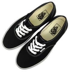 TÊNIS VANS AUTHENTIC PLATAFORMA BLACK WHITE