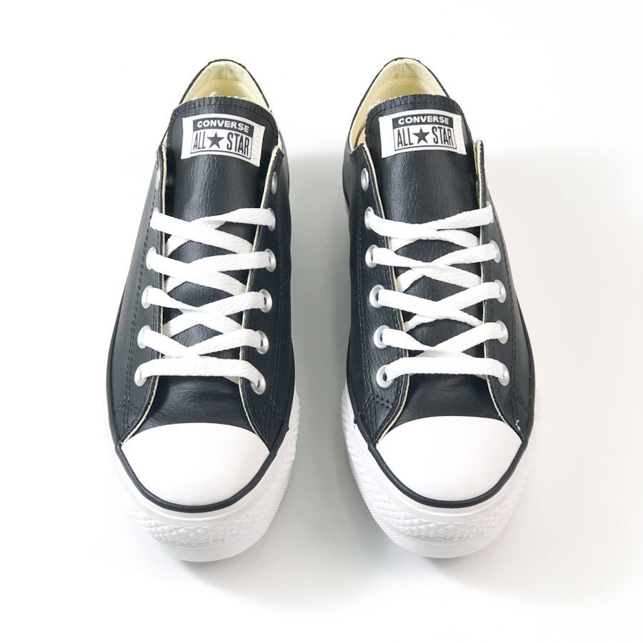 TENIS CONVERSE ALL STAR LIFT PLATAFORMA COURO PRETO